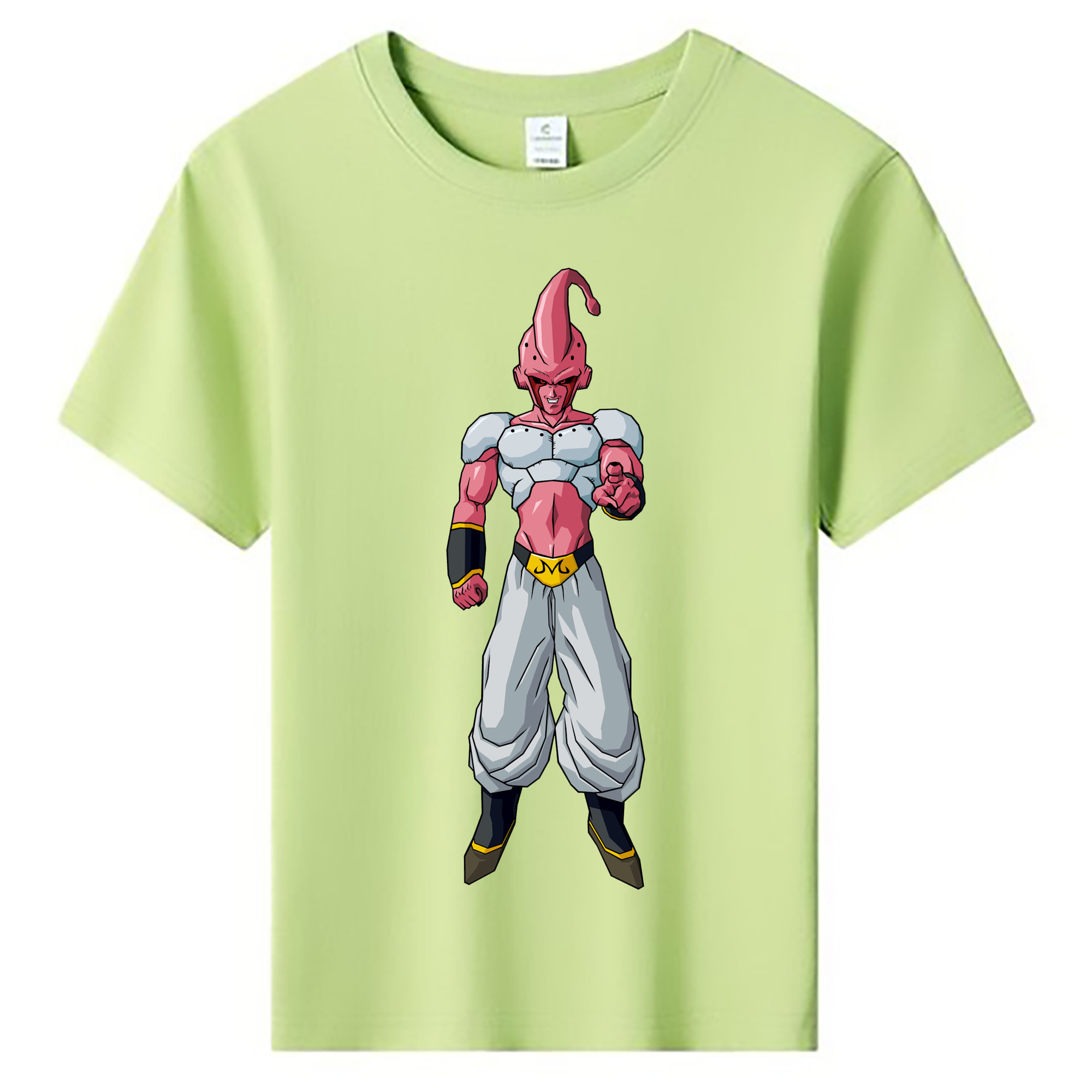 （画像用） ドラゴンボール 魔人ブウ DRAGON BALL Majin Buu 綿100％キッズTシャツ（フロントプリント）